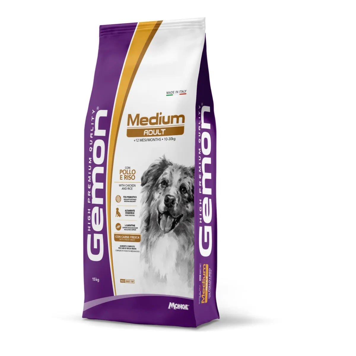 Gemon Medium Adult con Pollo 15kg Gemon Medium Adult con Pollo 15kg